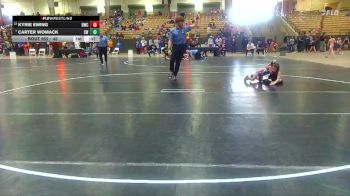 45 lbs 3rd Place Match - Carter Womack, Swarm Wrestling vs Kyrie Ewing, Blackman Wrestling Club