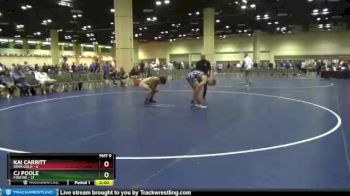 138 lbs Placement Matches (8 Team) - Kai Carritt, Iowa Gold vs Cj Poole, Foxfire