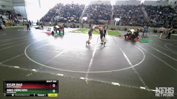 285 lbs Quarterfinal - Niko Mercado, Silverado vs Kyler Diaz, Faith Lutheran