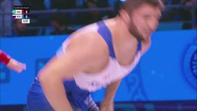 97 kg Qualif. - Rizabek Aitmukhan, Kazakhstan vs Abdulrashid Sadulaev, Russia