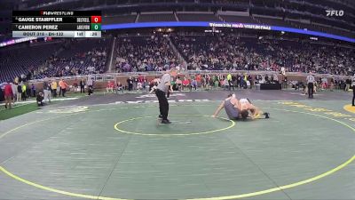 D4-132 lbs Cons. Round 3 - Cameron Perez, Lakeview vs Gauge Stampfler, Delton Kellogg