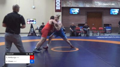 97 kg Cons 8 #1 - Devon Amburgy, Williams Baptist University vs Dan