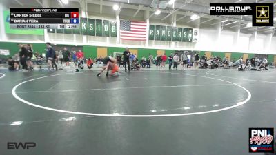 138 kg 7th Place - Carter Siebel, Big Game Wrestling Club vs Darian Vera, Young Guns Nashville Wrestling