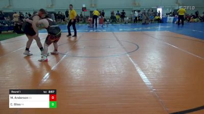 J160-3rd lbs Round 1 - Malachi Anderson, SD vs Cooper Bliss, PA