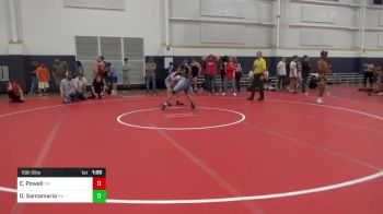 108-C lbs 3rd Place - Ethan Powell, OH vs Dakota Santamaria, PA