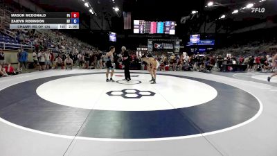 138 lbs Champ. Rd Of 128 - Mason McDonald, PA vs Zaidyn Robinson, NV