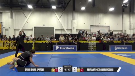 Mariana Poltronieri Piccolo vs Dylan Shaye Sprague 2025 World IBJJF Jiu-Jitsu No-Gi Championship