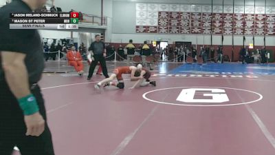 106 lbs Semifinal - Jason Ireland-Schmuck, East Longmeadow vs Mason St Peter, Monument Mountain