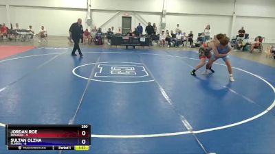 250 lbs Semis & 3rd Wb (16 Team) - Jordan Roe, Michigan vs Sultan Olzha, Florida