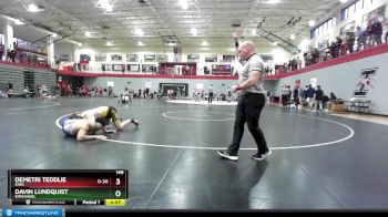 149 lbs Champ. Round 2 - Davin Lundquist, Emmanuel vs Demetri Teddlie, King