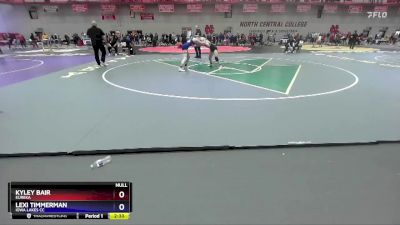 110 lbs Prelim - Kyley Bair, Eureka vs Lexi Timmerman, Iowa Lakes CC