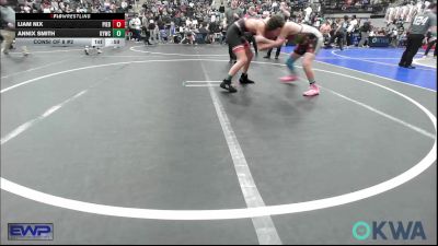 130 lbs Consi Of 8 #2 - Liam Nix, Piedmont vs Annix Smith, Kiefer Youth Wrestling Club
