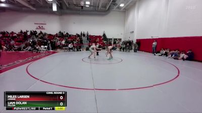 126 lbs Cons. Round 3 - Liam Dolan, Falcon vs Miles Larsen, Legend