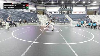 132 lbs Round 1 (16 Team) - Jake Baskerville, Decatur vs Luca Bardelli, Seckinger