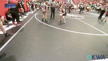 90 lbs Consi Of 8 #2 - Abigail LeGrand, Sperry Wrestling Club vs Emerson McCain, Gentry Youth Wrestling