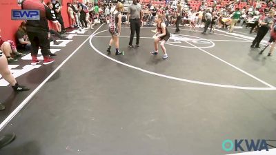 90 lbs Consi Of 8 #2 - Abigail LeGrand, Sperry Wrestling Club vs Emerson McCain, Gentry Youth Wrestling