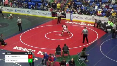 124 lbs Consi Of 32 #1 - Bryce Crowson, Bentworth vs Parker Enciso, Valley