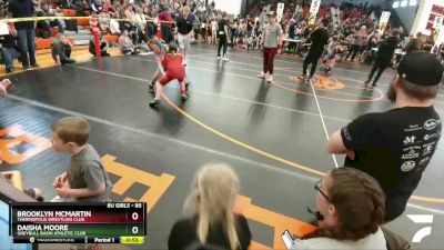 85 lbs Round 1 - Daisha Moore, Greybull Basin Athletic Club vs Brooklyn McMartin, Thermopolis Wrestling Club