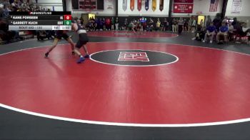 132 lbs Quarterfinal - Garrett Kuch, Benton Community vs Kane Forseen, New London