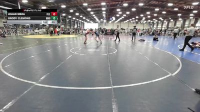 140 lbs Round 4 (2:15pm Saturday) - Julian Mejia, Florida Elite vs Brody Clemons, Minion Black