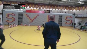 144 lbs Champ. Round 1 - Jameson Siemens, Natrona County vs Wendell Hunolt, Evanston