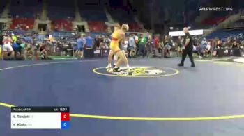 182 lbs Round Of 64 - Noah Rowlett, Indiana vs Macray Klohs, Minnesota