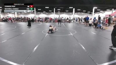 56 lbs Round 1 (6 Team) - Maxwell Caudle, Xtreme Team Blue vs Connor Peat, Mat Warriors