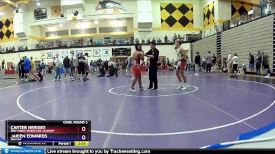 138 lbs Cons. Round 2 - Carter Heriges, Red Cobra Wrestling Academy vs Jaiden Edwards, Indiana