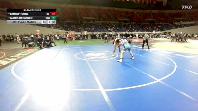 5A Boys 165 lbs 5th Place Match - Emmett Curl, Hillsboro Boys vs James Keinonen, Canby Boys