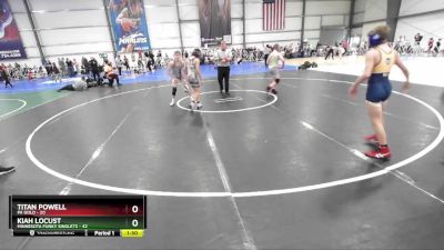 130 lbs Rd# 8- 12:30pm Saturday Final Pool - Kiah Locust, Minnesota Funky Singlets vs Titan Powell, PA Gold