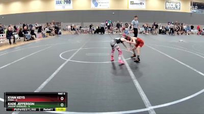 48 lbs Round 1 - Kyan Keys, POWA vs Kade Jefferson, Jaguar Warriors