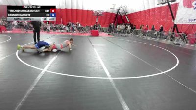 157 lbs Cons. Round 4 - Ryland Dunkleberger, Kewaskum Indians Wrestling Club vs Carson Bassett, Excel