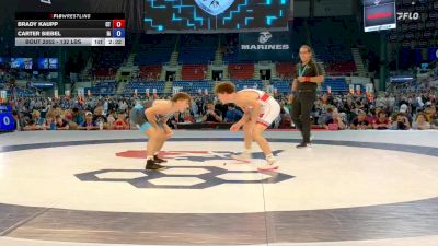 132 lbs Cons. Rd Of 64 - Brady Kaupp, CT vs Carter Siebel, IA