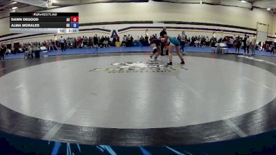 160 lbs Cons. Round 2 - Alma Morales, Hiram College vs Dawn DeGood, Alma Collage