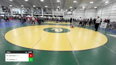 69 lbs Consi Of 16 #2 - Michael Comtois, Doughboys WC vs Adam James, Top Flight Wrestling Academy