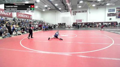 144 lbs Consi Of 8 #2 - Sawyer Todd, Haddam-Killingworth vs Alex Tamayo, Suffield/Windsor Locks