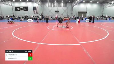 119B lbs Rr Rnd 3 - Joshua Pfeiffer, Iroquois vs Dawson Bowden, Wtf Witchduck Training Facility