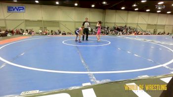 70 lbs Rr Rnd 1 - Acelynn Hauenstein, Mean Girls vs Kaidence Cisneroz, Sisters On The Mat Pink