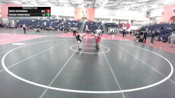 141 lbs Champ. Round 1 - Ethan Christmas, St. John Fisher vs Beck Holtzman, Wesleyan (CT)