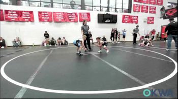 60 lbs Quarterfinal - Asher Fanshier, Clinton Youth Wrestling vs Kashen Bell, Division Bell Wrestling