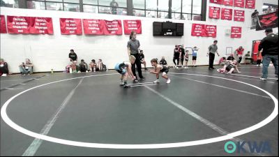 60 lbs Quarterfinal - Asher Fanshier, Clinton Youth Wrestling vs Kashen Bell, Division Bell Wrestling