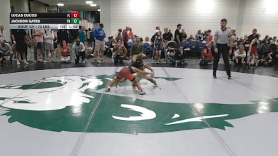70 lbs Round Of 16 - Lucas Ducos, FL vs Jackson Gates, PA