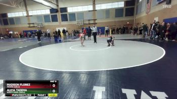 115lbs Champ. Round 2 - Alicia Tadema, North Creek (Girls) vs Madison Florez, Prairie (Girls)