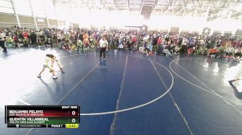 69 lbs Cons. Semi - Quentin Villarreal, Sublime Wrestling Academy vs Benjamin Pelayo, East Idaho Elite Wrestling