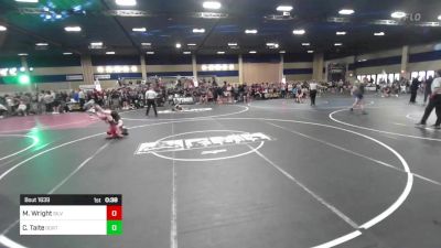 90 lbs Consi Of 8 #1 - Micah Wright, Silver State Wr Acd vs Cole Taite, Ocrtc