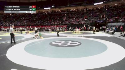 138 lbs Quarters - Karson Brown, St. Edward vs Kaiden Barker, Louisville