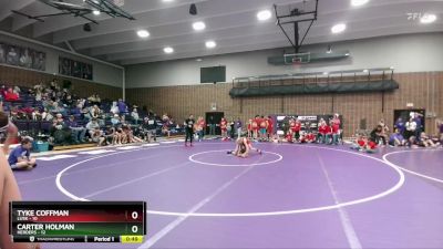 85 lbs Round 5 (6 Team) - Carter Holman, Herders vs Tyke Coffman, Lusk