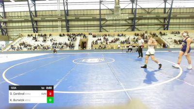 133A Rr Rnd 1 - Derrick Cardinal, South Dakota State vs Kyle Burwick, North Dakota State