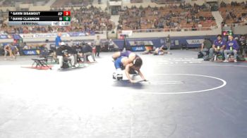 177-D2 Semifinal - David Clawson, Buena High School vs Gavin Sisamout, Arizona College Prep