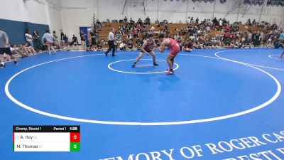 157 lbs Champ. Round 1 - Andreaz Hay, Ground Creatures vs Marquis Thomas, NorCal Takedown